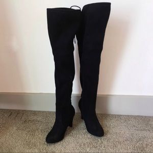 🌻 Target Thigh High Suede Black Boots